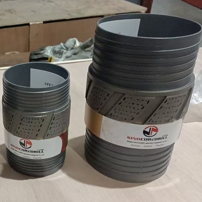 Kalın formasyonlarda genişletilmiş çaplı koruma için volfram kaplı HQ Reaming Shell