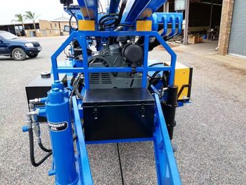 200M Protable Küçük Trailer Hidrolik Su Kuyu Delici Rig Kuyu Sondajı Sondaj Ekipmanları