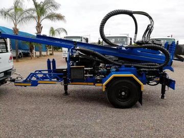 200M Protable Küçük Trailer Hidrolik Su Kuyu Delici Rig Kuyu Sondajı Sondaj Ekipmanları