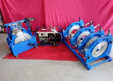 Hidrolik Yarı Otomatik HDPE Boru Alın Füzyon Kaynak Makinesi, mm 160mm Φ 355mm