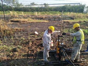 Taşınabilir Koni Penetrasyon Test Cihazı Sığ Delikler Yollar Çapa Dia 300 - 400mm