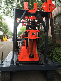 Işık Taşınabilir Çekirdek Matkap Rig Paletli Monteli Mühendislik Delme Makinesi