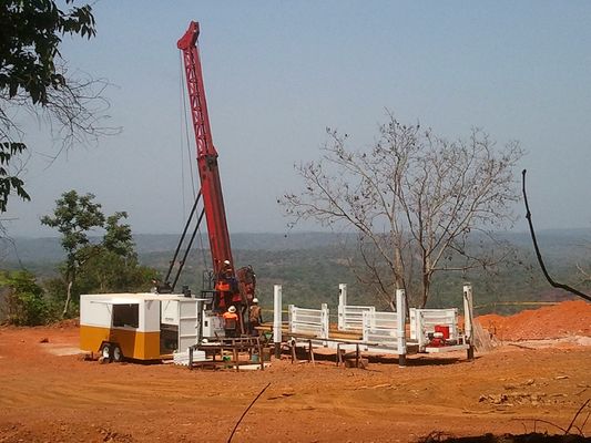 Kompakt Yapı Basit Kullanım CR25 13L 298 KW 3100m Çekirdek Matkap Rig BQ Jeolojik Keşif