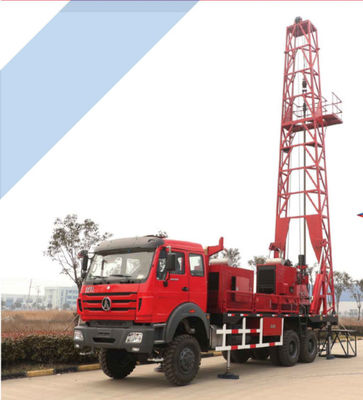 Yüksek Entegre 350m -1000m Çok İşlevli Kamyona Monte Su Kuyusu Sondajı Rig