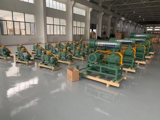 Düşük Gürültülü Kompakt Yapı Sl4005 Hava Kökü Üfleyici Üç Lob Çift Yağ Tankı