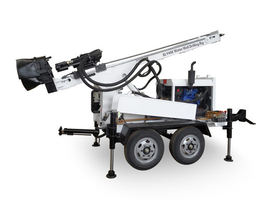 Hafif 200m 220mm Römork Üstü Su Sondajı Rig