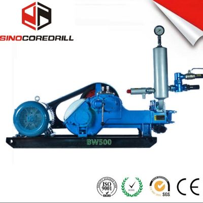 BW500 Yüksek Akış 500L/Min ile İnşaat için Yatay Üç Silindirli Çamur Pompası