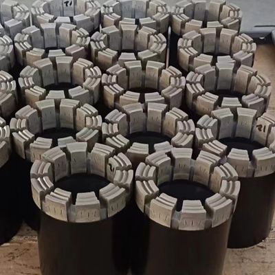 İnce Duvarlı Turbo Diamond Core Bit NTW BTW HTW Hard Rock'ta daha büyük çekirdek kurtarma ile hızlı nüfuz için