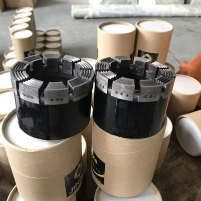Kentsel İnşaat ve Konut Sondajı için Sönümlü Segment Tasarımlı Düşük Gürültülü Elmas Karot Ucu 25mm-300mm