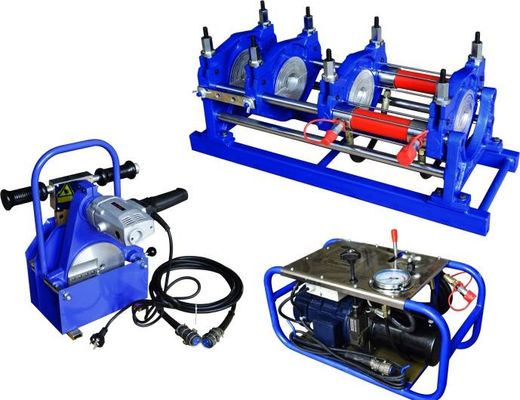 İyi bir fiyat. Φ 160mm Φ 315mm HDPE Boru Alın Füzyon Kaynak Makinesi El İle 220V Düşük Gürültü çevrimiçi