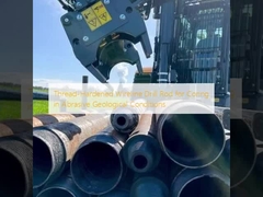 Sıvıcı jeolojik koşullarda çekirdekleme için iplik sertleştirilmiş kablolu matkap.