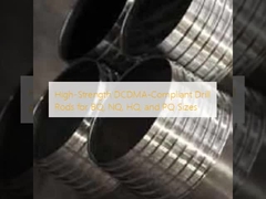 BQ, NQ, HQ ve PQ Boyutları için Yüksek Güçlü DCDMA Uyumlu matkap çubukları